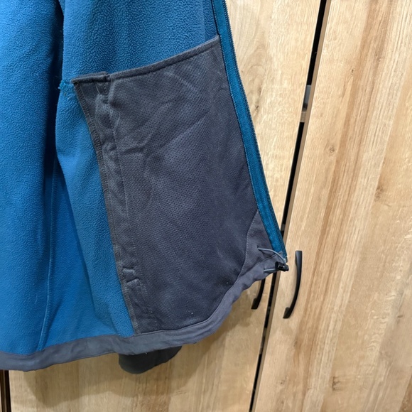 The North Face Jacket Mens Large Gray Apex Windwall Softshell Coat Fleece Lined - Picture 10 of 16